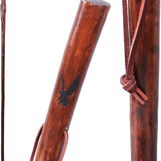 Backyard Expressions 55 in Rustic Wood Walking Stick, Traditional Style Handle, for Men & Women, Trekking Pole, Hiking Pole, Walking Sticks