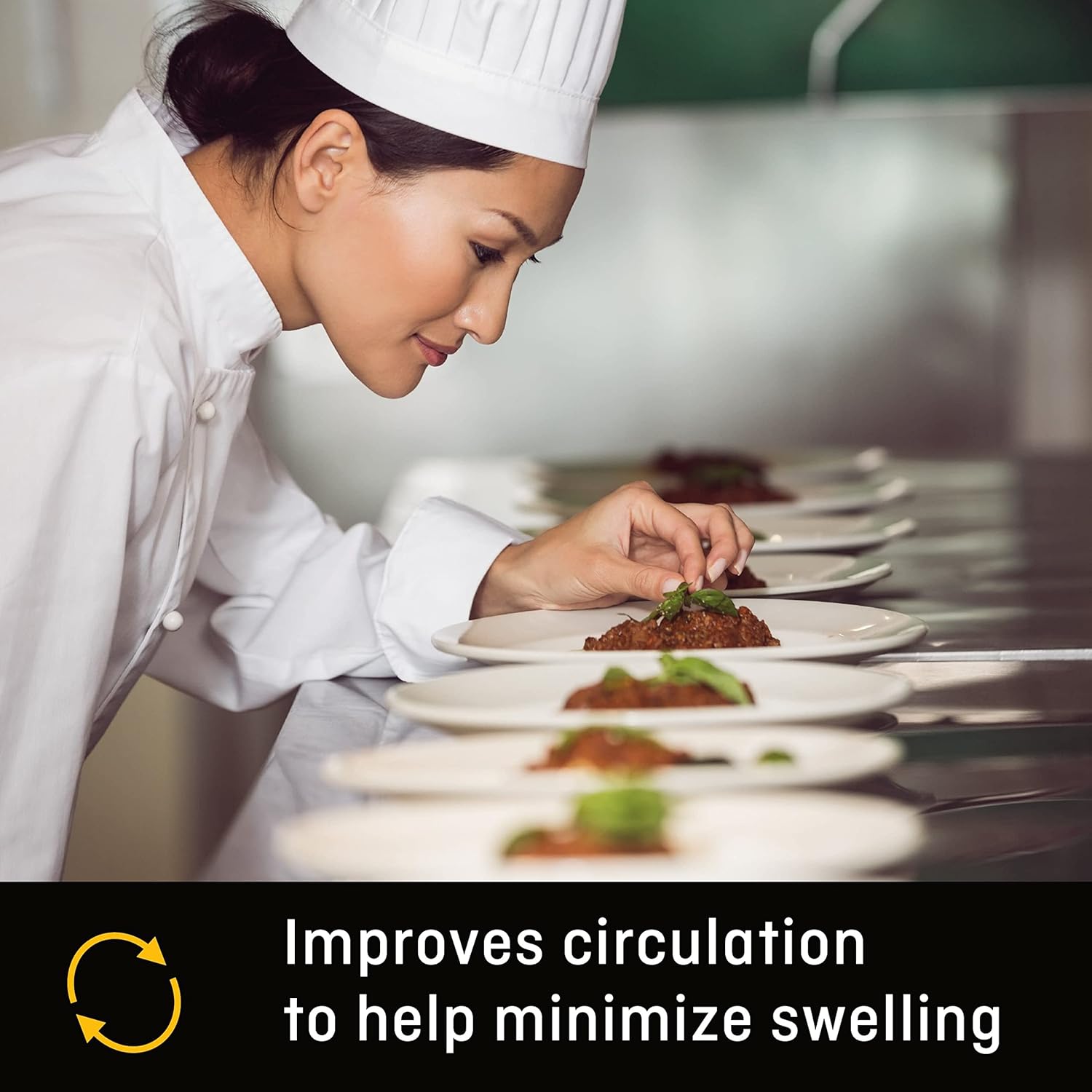 FUTURO Ultra Sheer Knee Highs for Women, Nude, 71060EN, Medium, Moderate (15-20 mm/Hg) - Image 3